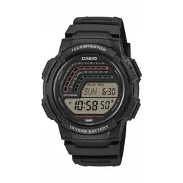 CASIO WS-1800H Reloj Digital Unisex Negro de Cuarzo con Cronómetro y Alarma
