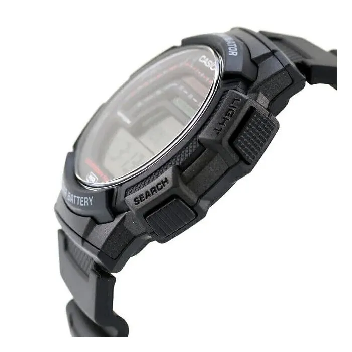 CASIO WS-1800H Reloj Digital Unisex Negro de Cuarzo con Cronómetro y Alarma
