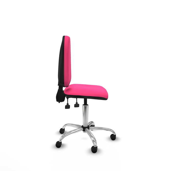 PIQUERAS Y CRESPO Silla de oficina Aýna Rosa con mecanismo de doble maneta PIQUERAS Y CRESPO Silla de oficina Aýna Rosa con mecanismo de doble maneta