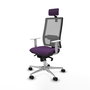 PIQUERAS Y CRESPO Silla de oficina Horna con Mecanismo Sincro, Morado y Gris