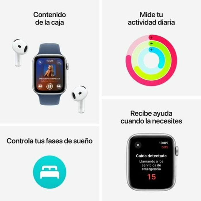 Apple Watch SE 3rd V2 GPS + Cellular 40mm Aluminio Azul Denim