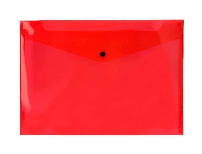 Liderpapel Carpeta Dossier con Broche, Transparente, DIN A4, Paquete de 12 Unidades, Colores Surtidos, Polipropileno 180 micras, Capacidad 50 Hojas
