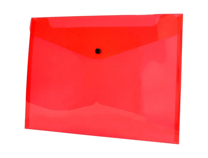 Liderpapel Carpeta Dossier con Broche, Transparente, DIN A4, Paquete de 12 Unidades, Colores Surtidos, Polipropileno 180 micras, Capacidad 50 Hojas