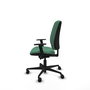 PIQUERAS Y CRESPO Silla de oficina Alares Verde esmeralda con mecanismo Sincro/Traslack y brazos 1D