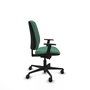 PIQUERAS Y CRESPO Silla de oficina Alares Verde esmeralda con mecanismo Sincro/Traslack y brazos 1D