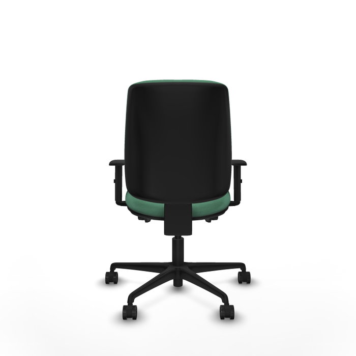 PIQUERAS Y CRESPO Silla de oficina Alares Verde esmeralda con mecanismo Sincro/Traslack y brazos 1D PIQUERAS Y CRESPO Silla de oficina Alares Verde esmeralda con mecanismo Sincro/Traslack y brazos 1D