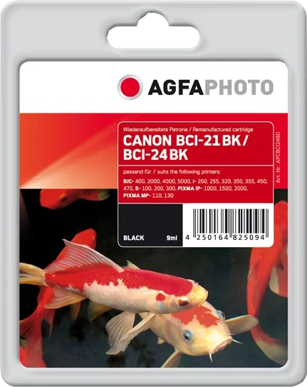 Agfa Photo APCBCI24BD Cartucho de tinta Negro Agfa Photo APCBCI24BD Cartucho de tinta Negro