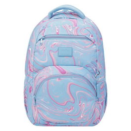 Totto Mochila Eco-Friendly Tracer 4 MA04TRC004-2210G-3JX Grande Estampado Verde y Rosa Botellas Recicladas 23L