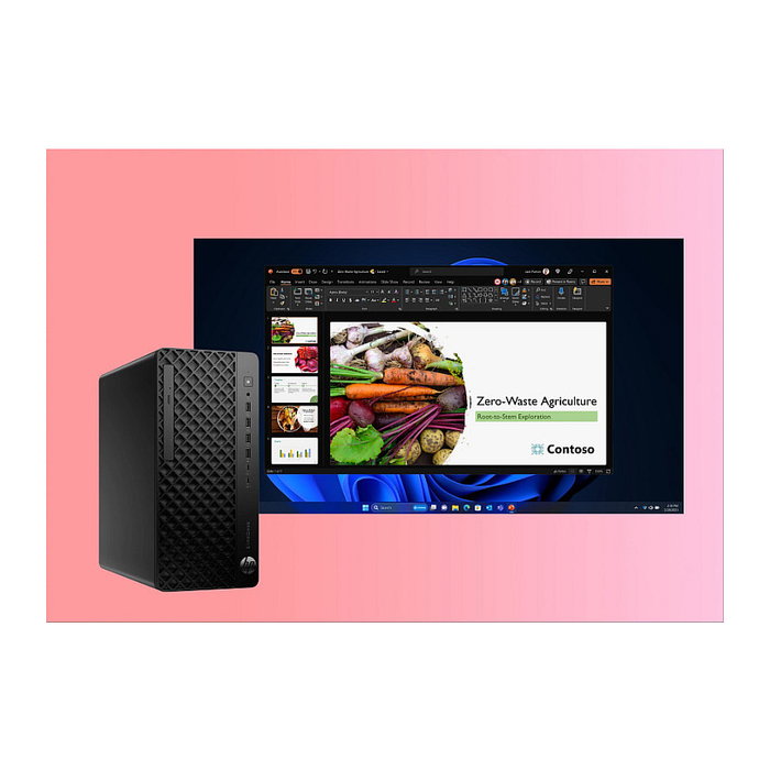 HP EliteDesk 8 TWR G1i CU5-235 PC de sobremesa 32GB RAM 512GB SSD NVIDIA RTX A4000 Windows 11 Pro WLAN