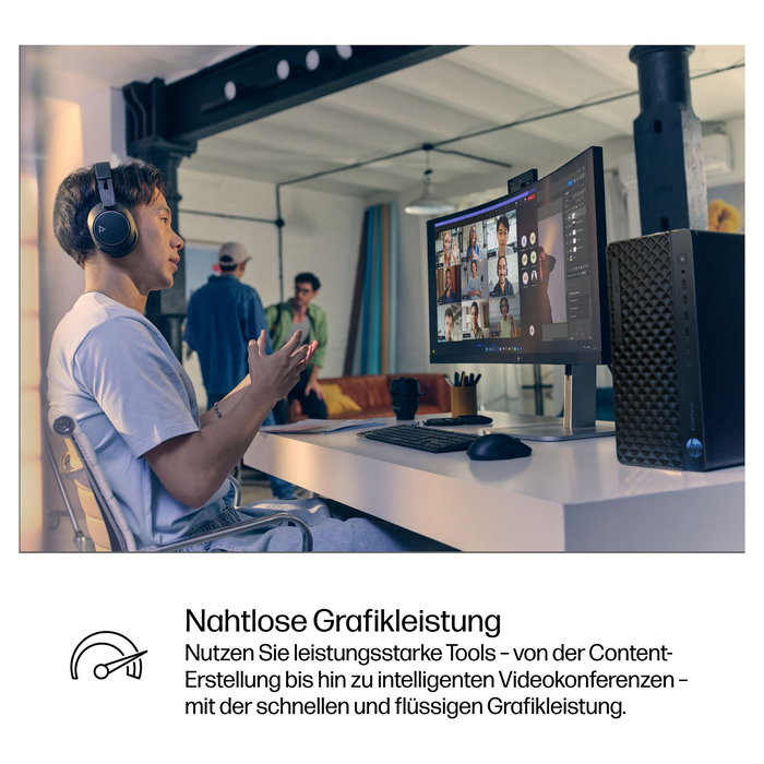 HP EliteDesk 8 TWR G1i CU5-235 PC de sobremesa 32GB RAM 512GB SSD NVIDIA RTX A4000 Windows 11 Pro WLAN