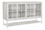 DKD Home Decor Buffet de Mango y Metal Blanco Decapé
