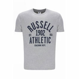 Camiseta de Manga Corta Hombre Russell Athletic AMT A40101 Gris