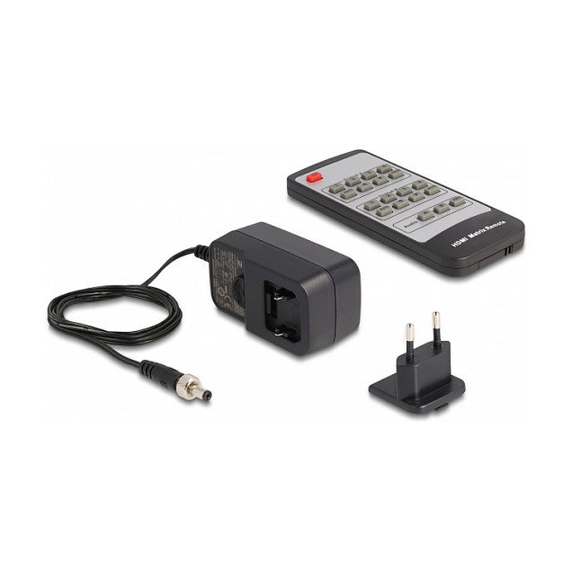 DeLOCK Conmutador de matriz HDMI 4x2 4K 60Hz con extractor de audio DeLOCK Conmutador de matriz HDMI 4x2 4K 60Hz con extractor de audio