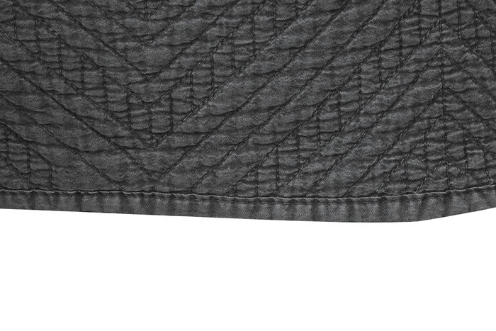 DKD Home Decor Colcha Linen collection 1c24 Gris Claro 260 x 180 cm (2 Unidades)