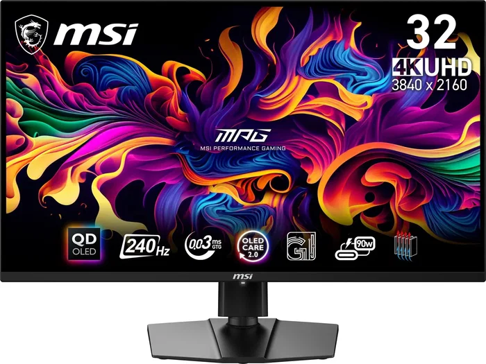 MSI MPG 321URX QD-OLED Monitor Gaming 31.5 Pulgadas 4K 240Hz QD-OLED Negro MSI MPG 321URX QD-OLED Monitor Gaming 31.5 Pulgadas 4K 240Hz QD-OLED Negro