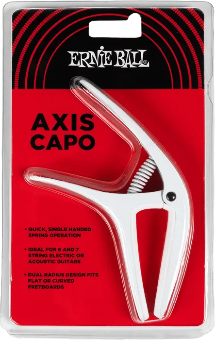 ERNIEBALL Cejilla Axis Dual Radius - Blanco