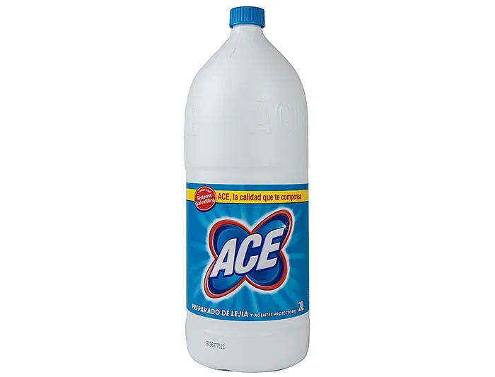 Ace Lejía Botella 2 Litros con Agentes Protectores para Ropa y Superficies