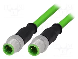 HARTING Cable para Sensores M12 Macho 4 Pines 10m