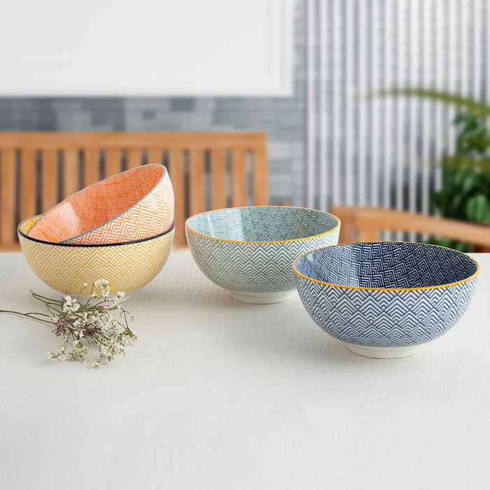 Bol Surtido Porcelana Pippa Quid 15x15x7,3 cm
