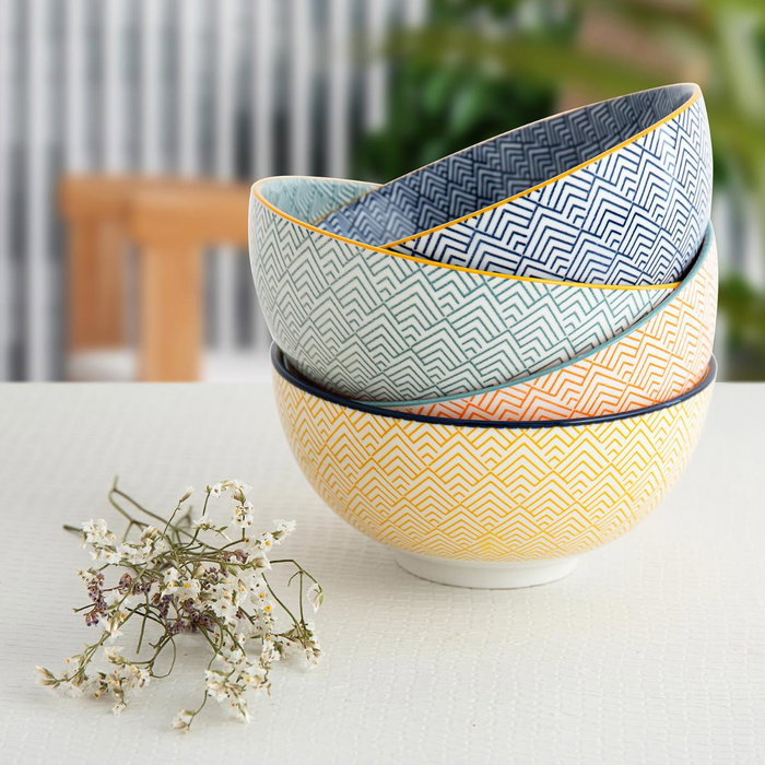 Bol Surtido Porcelana Pippa Quid 15x15x7,3 cm