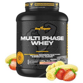 BIGMAN MULTI PHASE WHEY 1,8 kg Fresa y Plátano