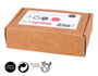 Innspiro Kit 3 Sellos Madera y 1 Tinta Rojo 'Navidad Regalos y Compartir'