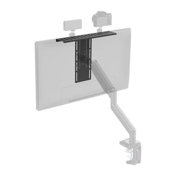 ROLINE ROLINE 17.03.0034 Estantería VESA Compatible 100x100 mm para Pantallas hasta 3 kg, Acero Negro, 400 mm