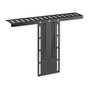 ROLINE ROLINE 17.03.0034 Estantería VESA Compatible 100x100 mm para Pantallas hasta 3 kg, Acero Negro, 400 mm