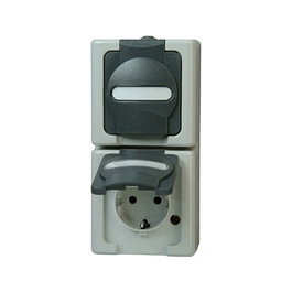 Kopp 131456008 Schuko Steckdose con tapa abatible