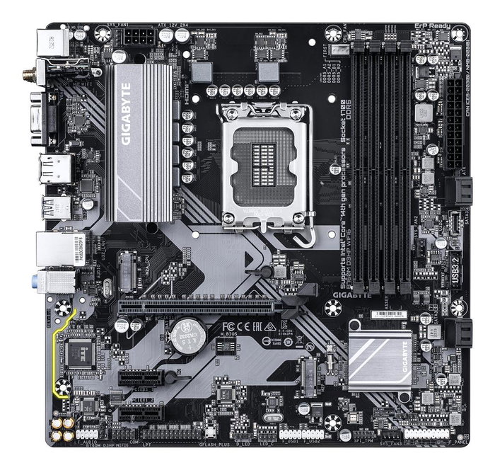 Gigabyte B760M D3HP WIFI6 Placa Base Micro ATX Intel LGA 1700 B760 Memoria DDR5 Wi-Fi 6 Bluetooth 5.3 2x M.2 PCIe 4.0 Gigabyte B760M D3HP WIFI6 Placa Base Micro ATX Intel LGA 1700 B760 Memoria DDR5 Wi-Fi 6 Bluetooth 5.3 2x M.2 PCIe 4.0