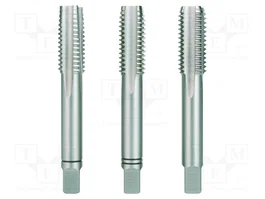 RUKO Juego de machuelos métricos M3, paso 0,5 mm
