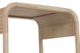 DKD Home Decor Set de 3 Mesitas Auxiliares Ceiba Tropical de Abeto y Ratán Natural