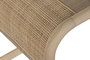 DKD Home Decor Set de 3 Mesitas Auxiliares Ceiba Tropical de Abeto y Ratán Natural