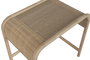DKD Home Decor Set de 3 Mesitas Auxiliares Ceiba Tropical de Abeto y Ratán Natural