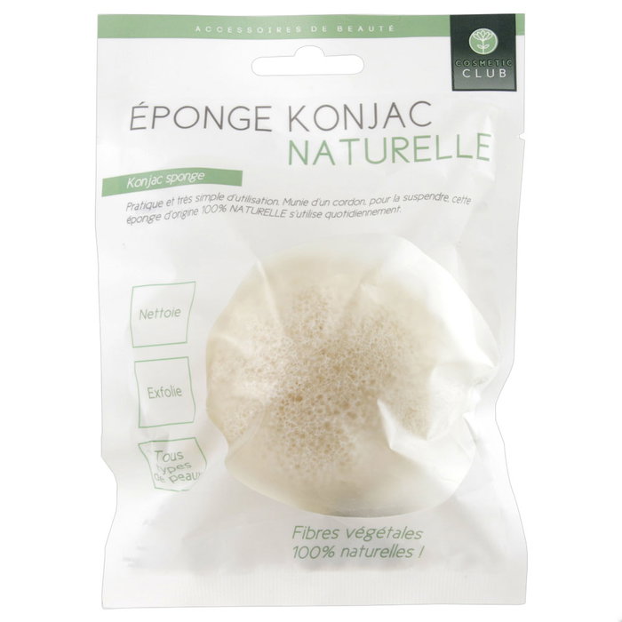 Cosmetic Club Esponja Konjac para Limpieza y Exfoliación Facial de Todo Tipo de Pieles Cosmetic Club Esponja Konjac para Limpieza y Exfoliación Facial de Todo Tipo de Pieles