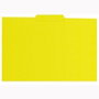 Gio Subcarpeta con Pestaña Central Folio Amarillo Intenso