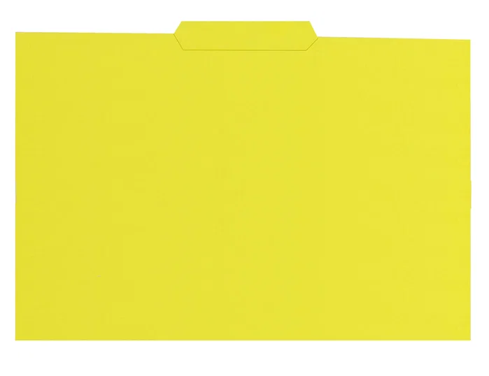 Gio Subcarpeta con Pestaña Central Folio Amarillo Intenso Gio Subcarpeta con Pestaña Central Folio Amarillo Intenso