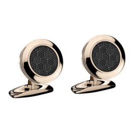 CHOPARD Gemelos Classic de Acero Inoxidable con Motivo de Colmena