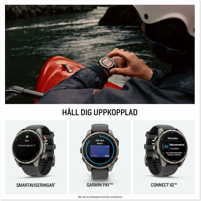 Garmin fenix 8 Pro 47 mm Grafito/Titanio