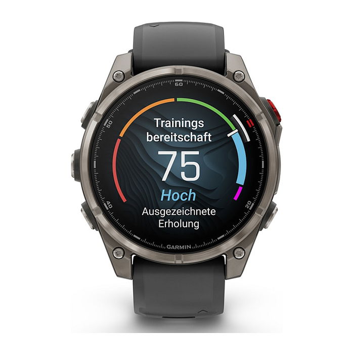Garmin fēnix 8 Pro Smartwatch GPS Multideporte 47 mm con AMOLED, 32 GB, Brújula, Termómetro, Resistente al Agua 10 ATM - Grafito/Titanio