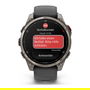 Garmin fēnix 8 Pro Smartwatch GPS Multideporte 47 mm con AMOLED, 32 GB, Brújula, Termómetro, Resistente al Agua 10 ATM - Grafito/Titanio
