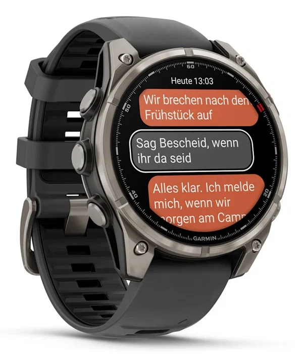 Garmin fenix 8 Pro Grafito y Titanio con Pantalla AMOLED de 1.4 pulgadas