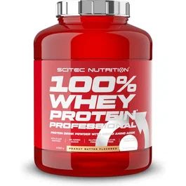 Scitec Nutrition 100% Whey Protein Professional - Proteína de Suero 2350g - Sabor Crema de Cacahuete