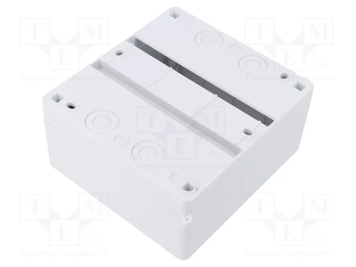 ELEKTRO-PLAST NASIELSK Carcasa MINI para 6 módulos, sin tapa, blanca