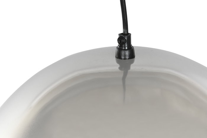 DKD Home Decor Lampara Techo Moderno Plateado Metal 32 x 32 x 28 cm