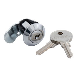Edm Cerradura buzón curva con clip Cm22, cromo brillo