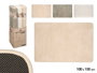 GIFTDECOR Alfombra de Pelo Corto Surtida de 3 Colores 100x150cm