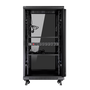Phasak Armario Rack de Suelo Phasak Pro 27U 600x600 Negro