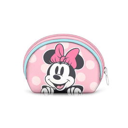 Karactermania Minnie Mon. Oval Casual Ribbon Portamonedas Rosa 9x12x4,5cm