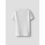 Camiseta de Manga Corta Infantil Name It Nkfvanaya Ss Noos Blanco
